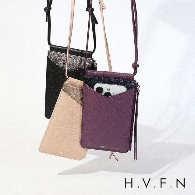 ハヴファン HVFN ポシェット モバイル用 スマホショルダー レザー かわいい トレンド お洒落 サーフ  メイン画像