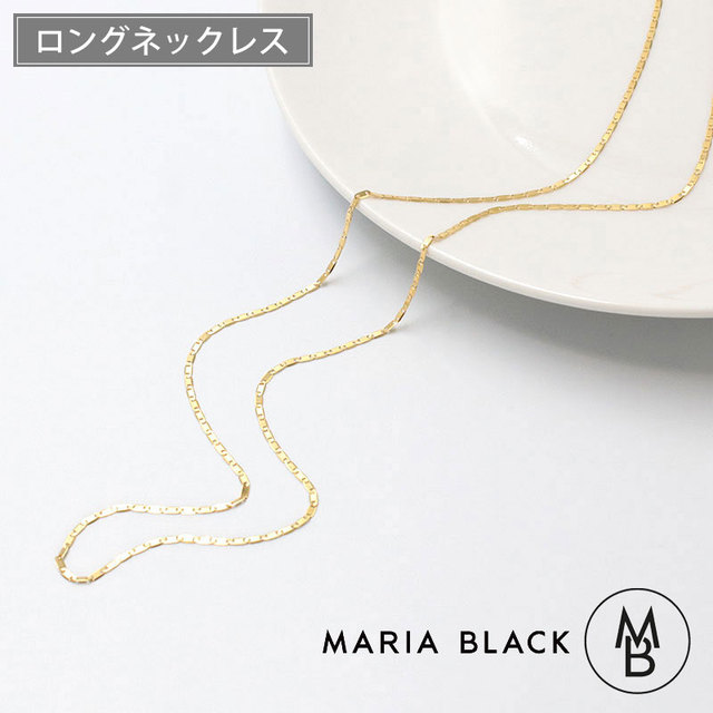 MARIA BLACK マリアブラック ネックレス イエローゴールド シンプル 細い チェーン メイン画像