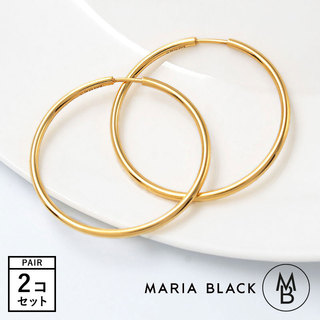 MARIA BLACK マリアブラック ピアス Senorita 35 Hoop Pierced Earrings 100701 YELLOW GOLD
