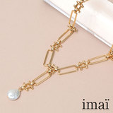 imai イマイビジュー チェーン ネックレス パール NECKLACE BAROQUE