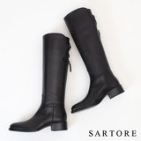 SARTORE サルトル ロングブーツ 本革 シングルバックベルト SR3600 NERO サイズ35 | jolisacweb