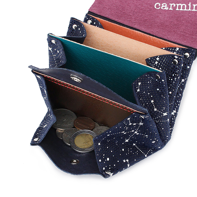carmine ミニ財布