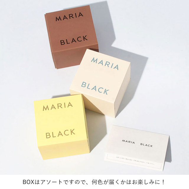 MARIA BLACK マリアブラック ピアス 片耳 定番 アイコン シルバー オーバル BOX