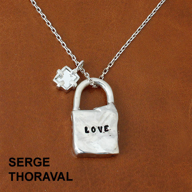 serge thoraval　シルバーネックレス　愛　LOVE