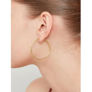 MARIA BLACK マリアブラック ピアス Senorita 35 Hoop Pierced Earrings 100701 YELLOW GOLD GOLD(ゴールド)|MARIA BLACK マリアブラック ピアス 両耳 定番 フープ アイコン ゴールド イメージ