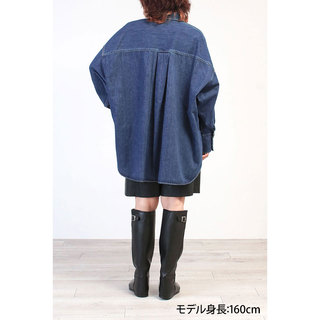 【NEW】 SACRA サクラ デニムシャツ AUTHENTIC DENIM SHIRT 124514071 |SACRA サクラ デニムシャツ オーバーサイズ ワイドシルエット お洒落 コーデ