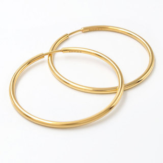 MARIA BLACK マリアブラック ピアス Senorita 35 Hoop Pierced Earrings 100701 YELLOW GOLD GOLD(ゴールド)|MARIA BLACK マリアブラック ピアス 両耳 定番 フープ アイコン ゴールド ディテール