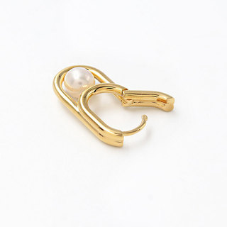 MARIA BLACK マリアブラック ピアス Joined Paths 100972 YELLOW GOLD GOLD　LEFT|MARIA BLACK マリアブラック ピアス 片耳 淡水パール 国内限定 ゴールド キャッチ