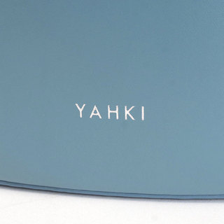 YAHKI ヤーキ ハンドバッグ W FACEレザー YH-644 BLACK(ブラック)|YAHKI ヤーキ バッグ バケツ型 ハンドバッグ 新作 巾着 ロゴ